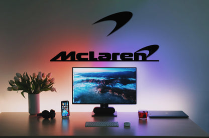 McLaren Metal Car Emblem - Artifay Decor