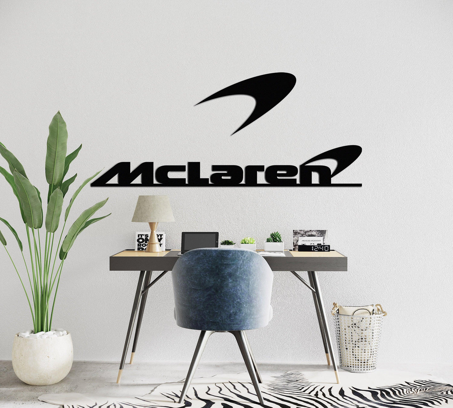 McLaren Metal Car Emblem - Artifay Decor