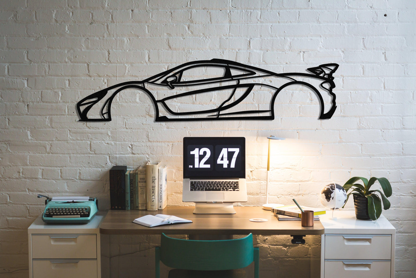 McLaren P1 Metal Car Wall Art - Artifay Decor