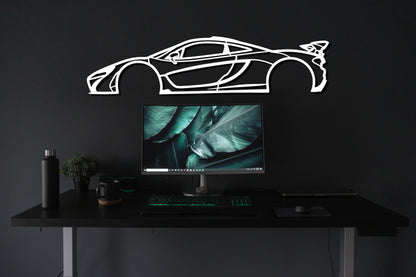 McLaren P1 Metal Car Wall Art - Artifay Decor