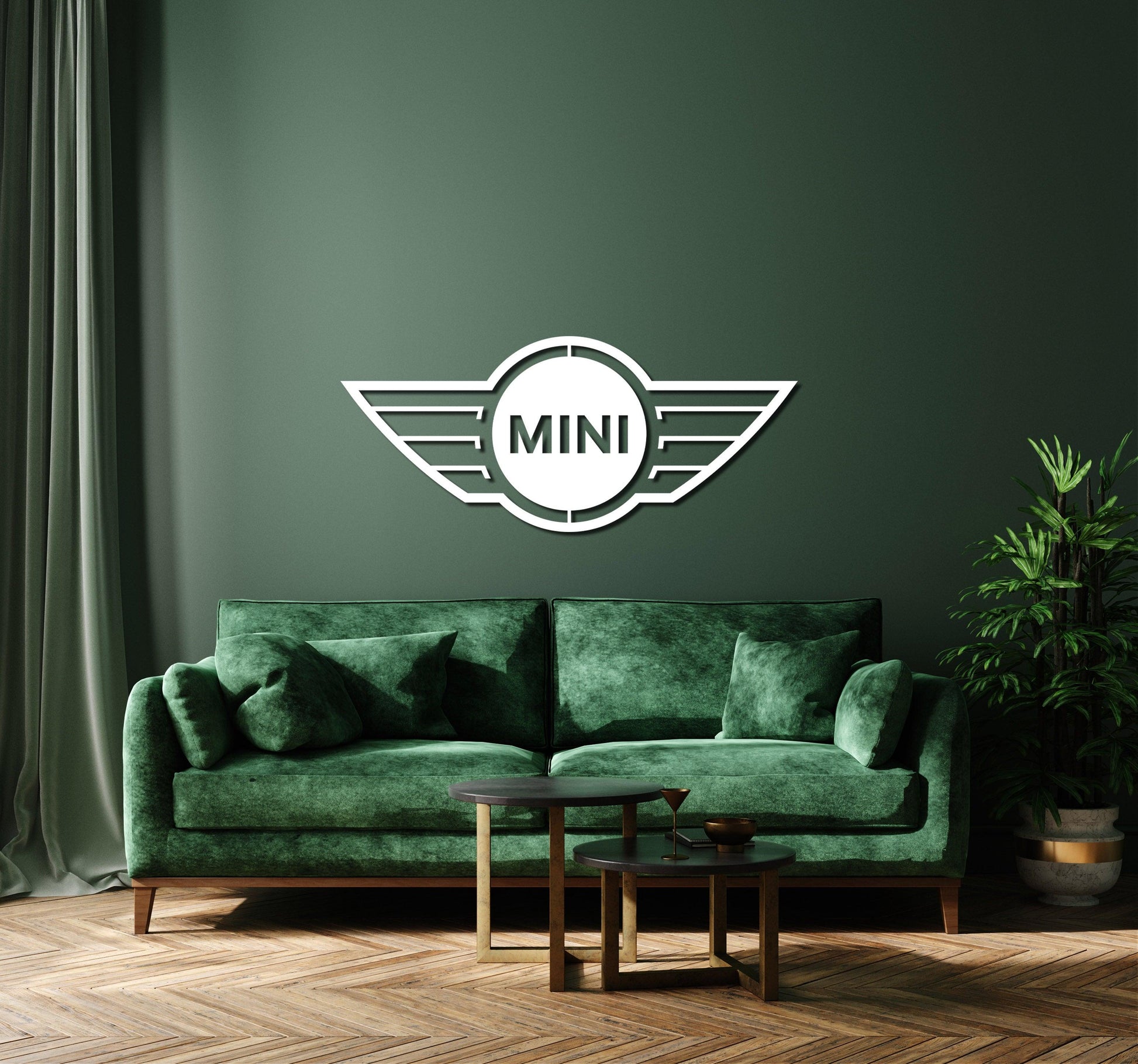 Mini Metal Car Emblem - Artifay Decor