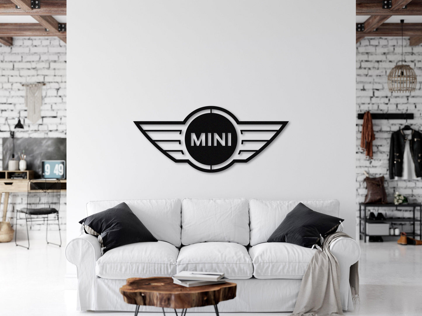 Mini Metal Car Emblem - Artifay Decor