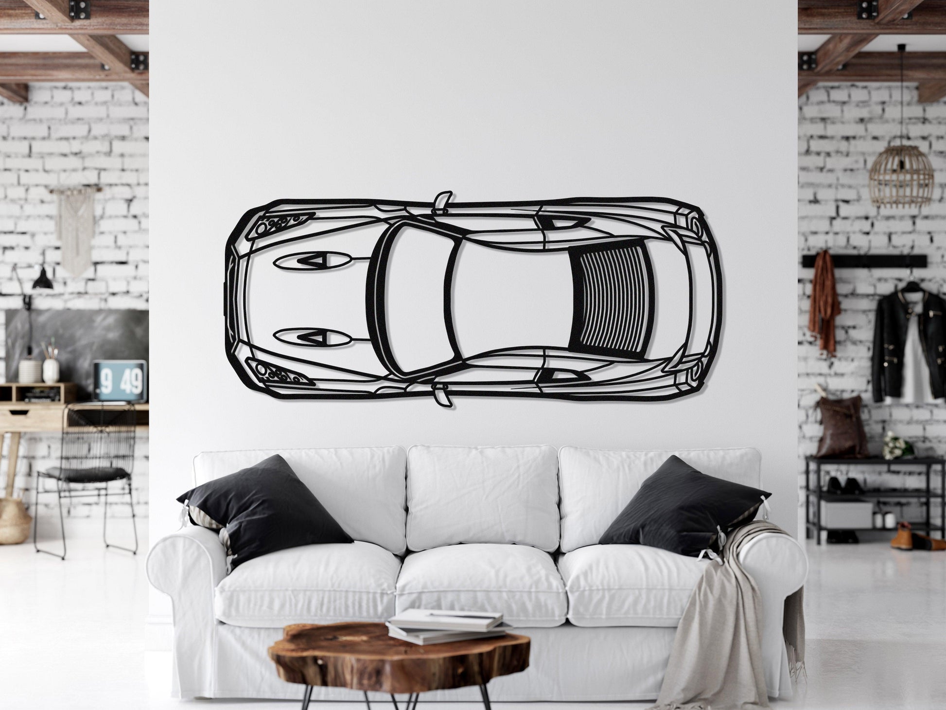 Nissan GTR R35 Metal Car Wall Art - Artifay Decor