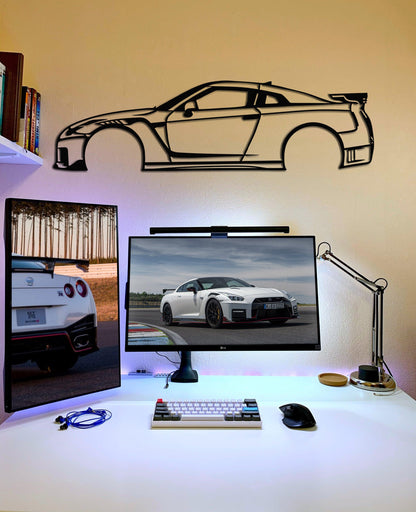 Nissan Skyline R35 Metal Car Wall Art - Artifay Decor