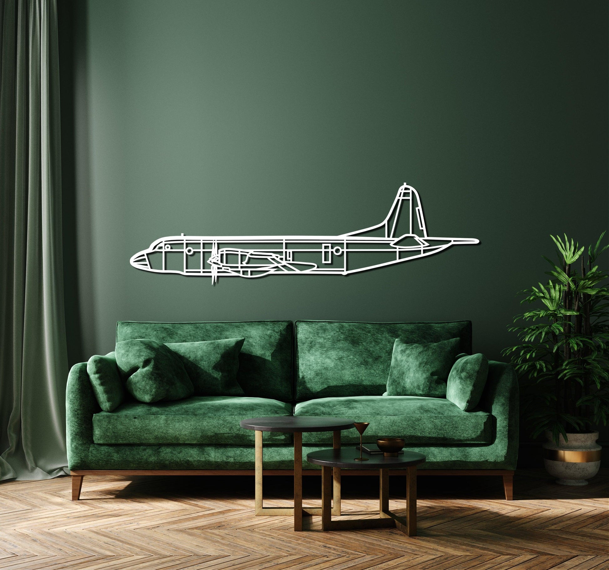 P3C Orion Aircraft Metal Wall Art - Artifay Decor