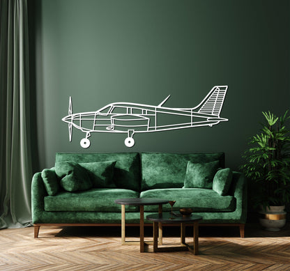 Piper P28A-181 Aircraft Metal Wall Art - Artifay Decor