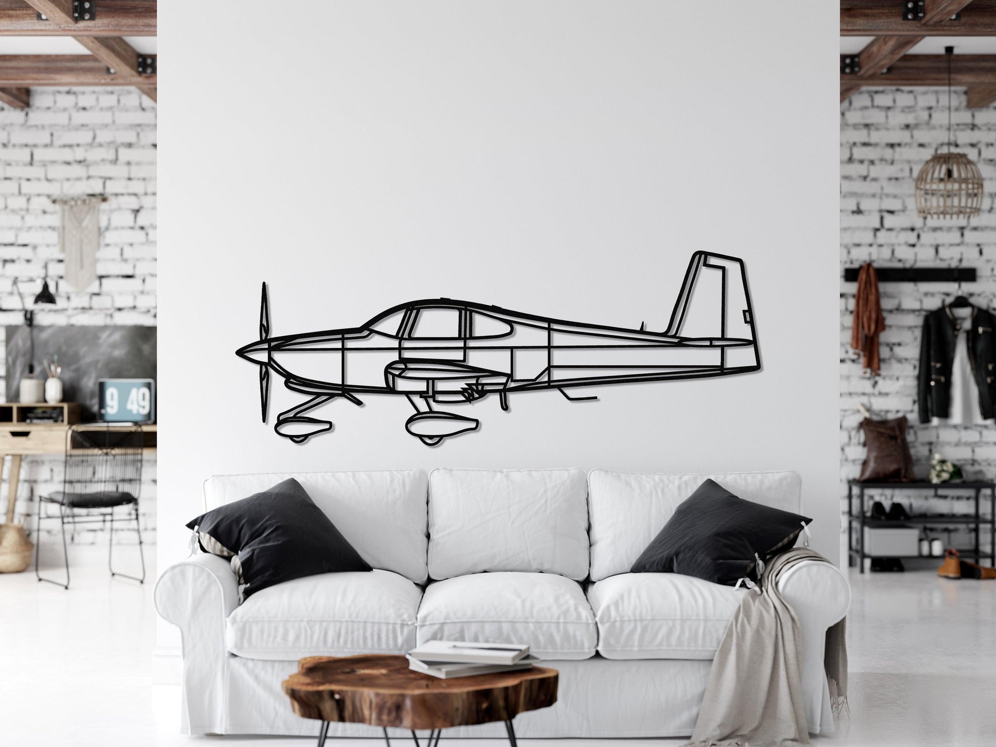 RV 10 Aircraft Metal Wall Art - Artifay Decor