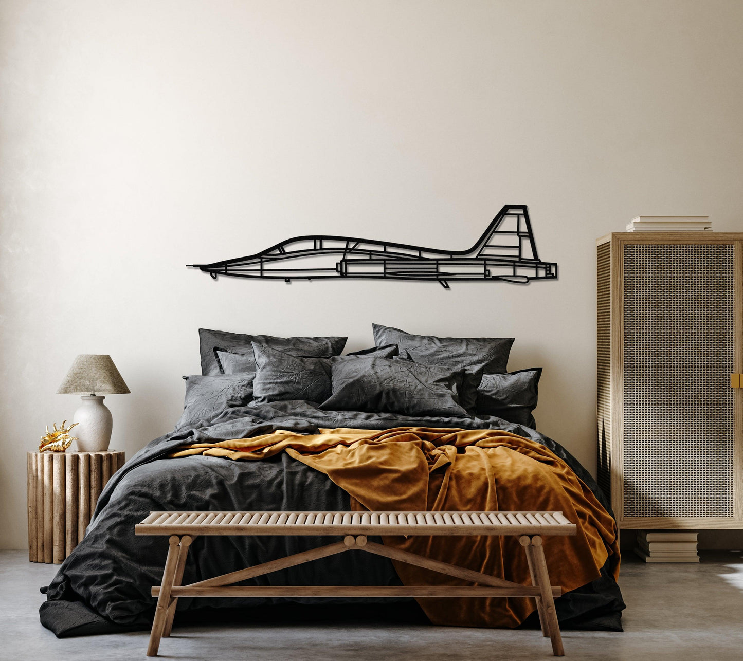 T-38 Talon Metal Aircraft Wall Art - Artifay Decor