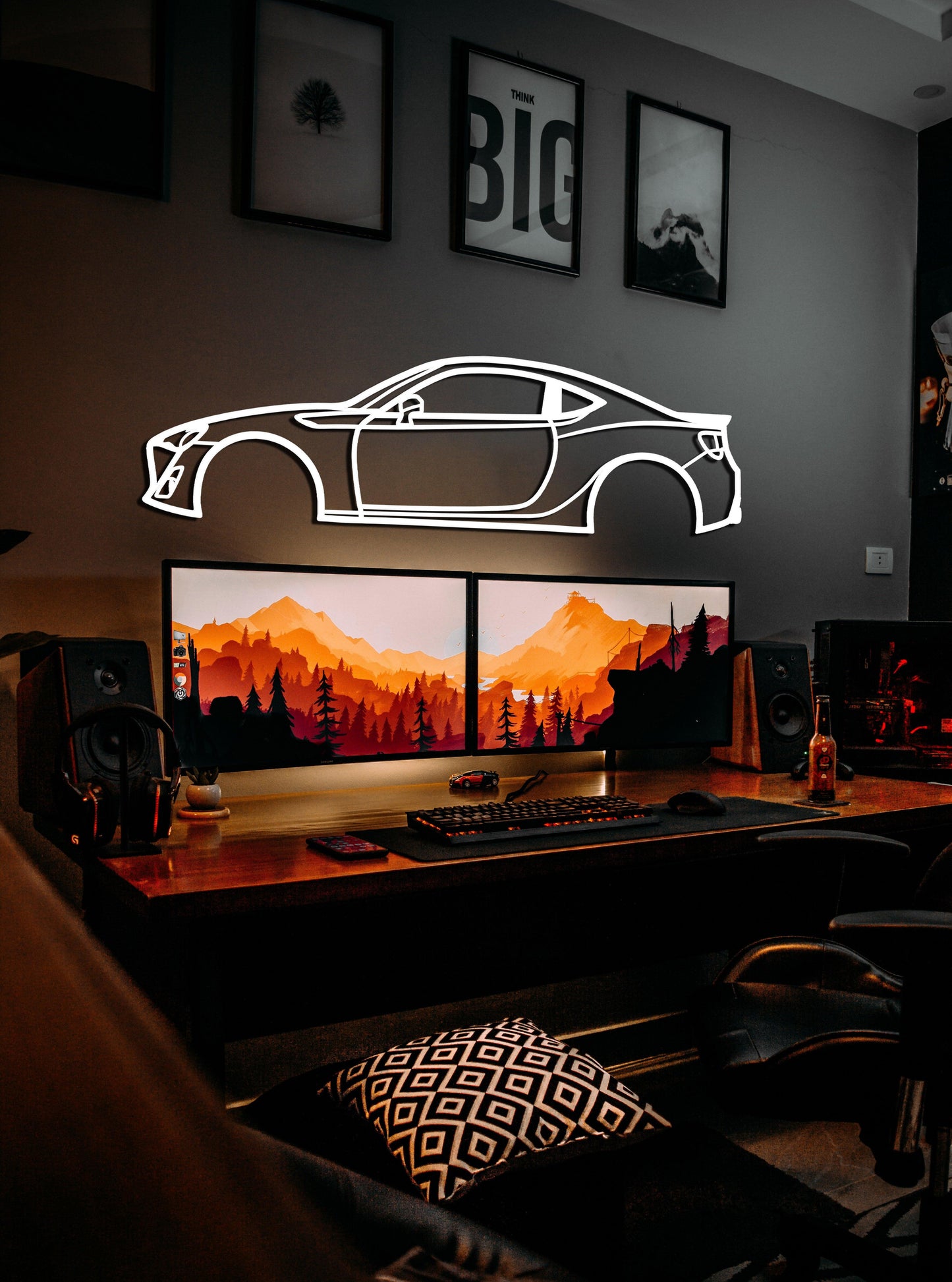 Toyota GT 86 Metal Car Wall Art - Artifay Decor