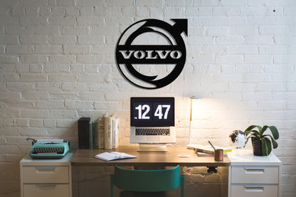 Volvo Metal Car Emblem - Artifay Decor