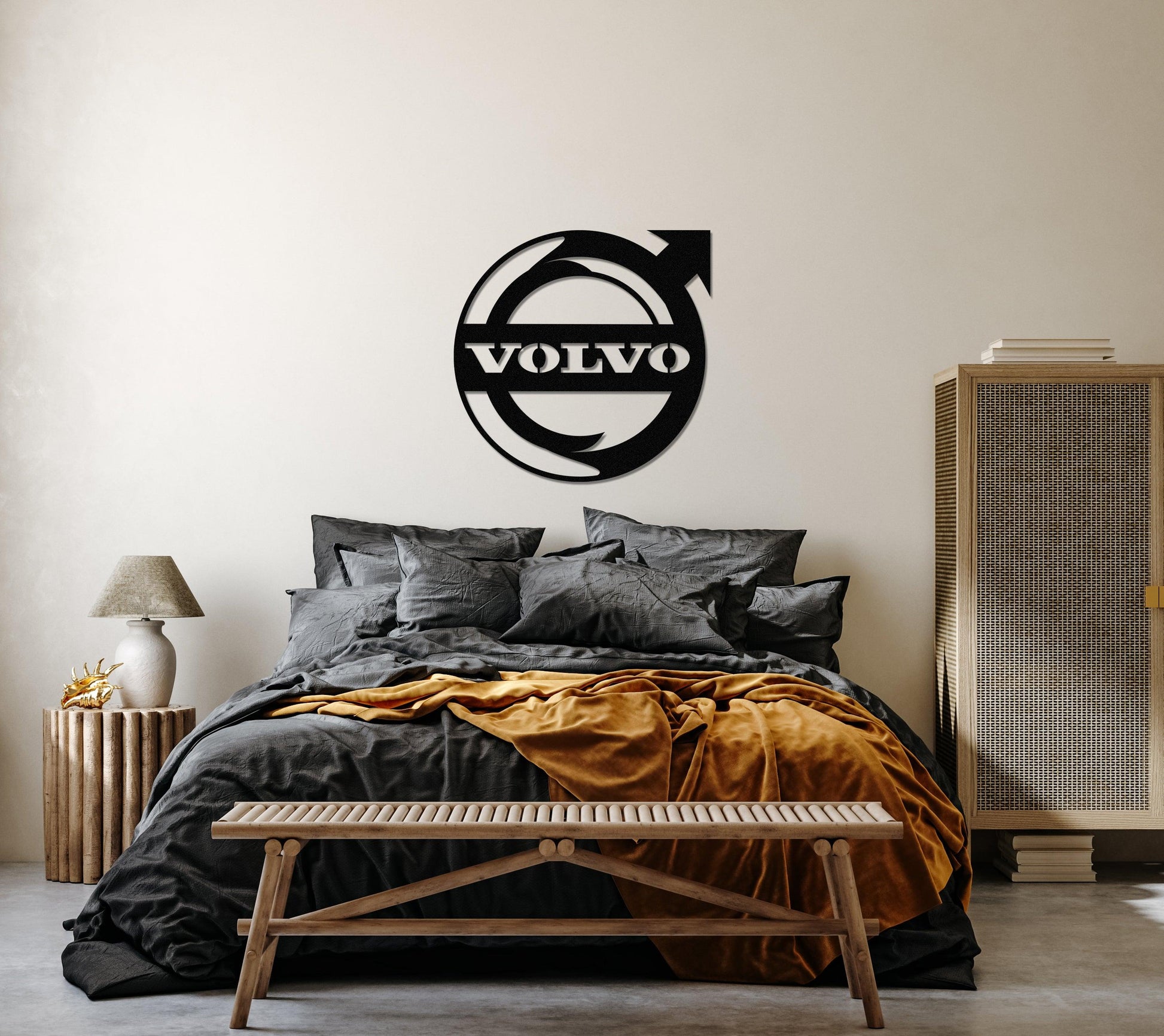 Volvo Metal Car Emblem - Artifay Decor