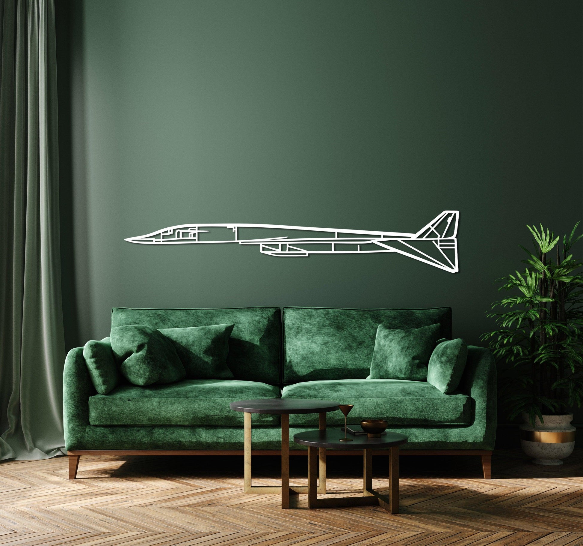 XB 70 Metal Aircraft Wall Art - Artifay Decor