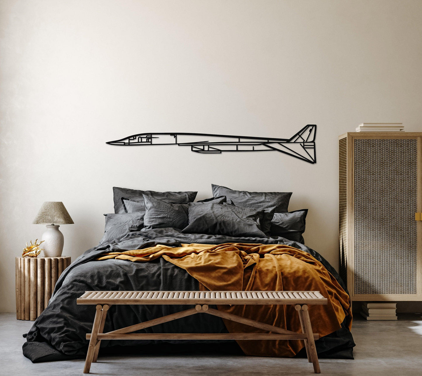 XB 70 Metal Aircraft Wall Art - Artifay Decor