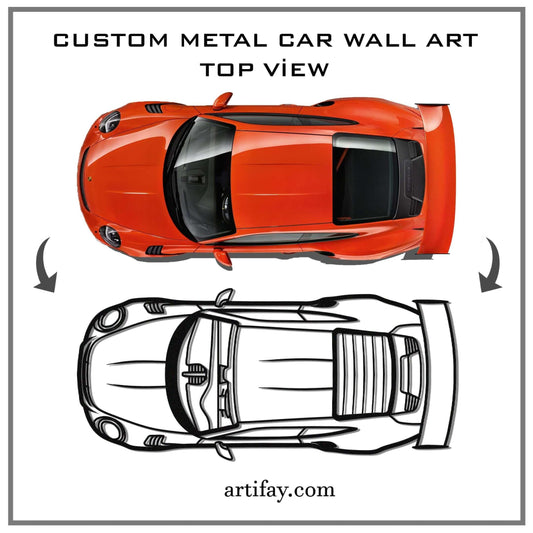 Car-Silhouette-Metal-Wall-Art
